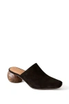 Huma Blanco Mina Mule In Coal Suede