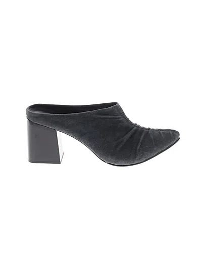 Pre-owned Huma Blanco Mule/clog In Black
