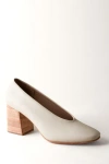 Huma Blanco Salvador Block Heel Pump In Bone