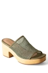 Huma Blanco Sierra Clog In Olive Jute