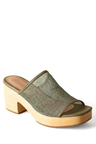 Huma Blanco Sierra Clog In Olive Jute