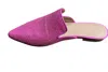 Huma Blanco Women's Ilaria Flat Mule In Magenta Jute In Multi