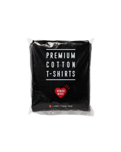 Human Made Kids' 3-pack T-shirt Set In Black