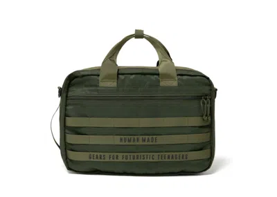 Pre-owned Human Made 3way Military Bag In Olive Drab In Green