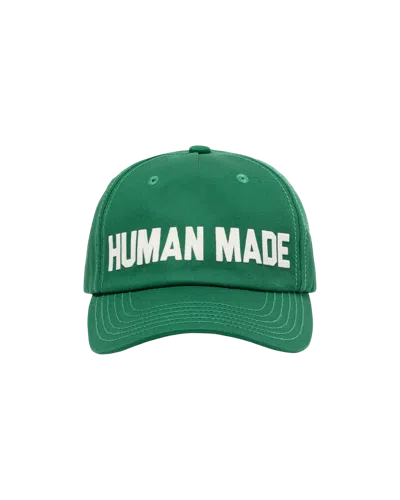 Human Made Kids' 5-panel Twill Cap In Green