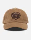 Human Made 6 Panel Corduroy Cap In Brown