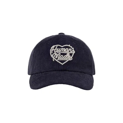 Pre-owned Human Made 6 Panel Corduroy Cap 'navy' | Blue | Men's Size Onesize