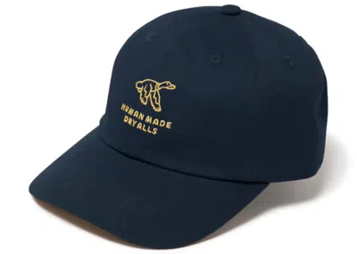 Pre-owned Human Made 6 Panel Twill #6 Cap In Navy Blue