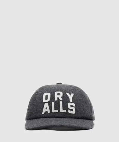 Human Made 6 Panel Wood Cap In Charcoal