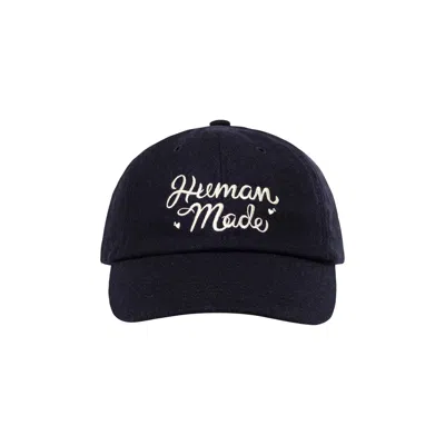 Pre-owned Human Made 6 Panel Wool Cap 'navy' | Blue | Men's Size Onesize