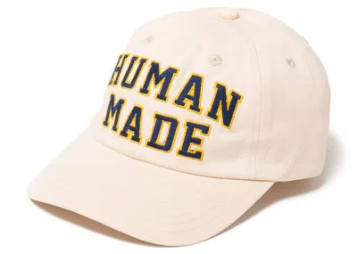 Pre-owned Human Made 6 Pannel Twill Cap In White