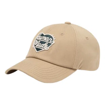 Human Made 6panel Canvas Cap 'beige' In Nude