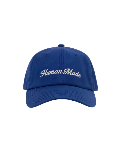 Human Made Kids' 6panel Canvas Cap In Blue