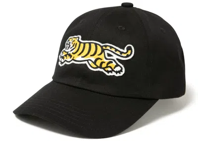 Pre-owned Human Made 6panel Twill #4 Tiger Cap In Black