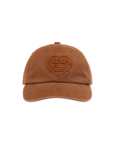 Human Made Kids' 6panel Twill Cap In Brown
