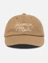 Human Made 6panel Wool Cap In Brown