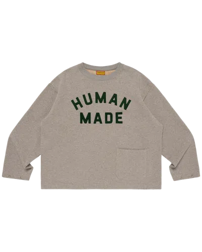 Human Made Kids' Adjustable Sweatshirt In Gray