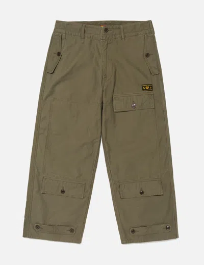 Human Made Air Force Pants In Green