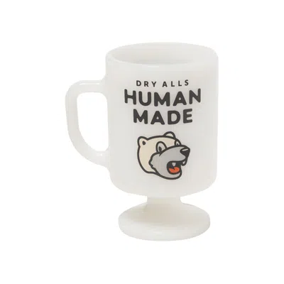 Pre-owned Human Made Animal Glass Tumbler 'white' | Men's Size Onesize