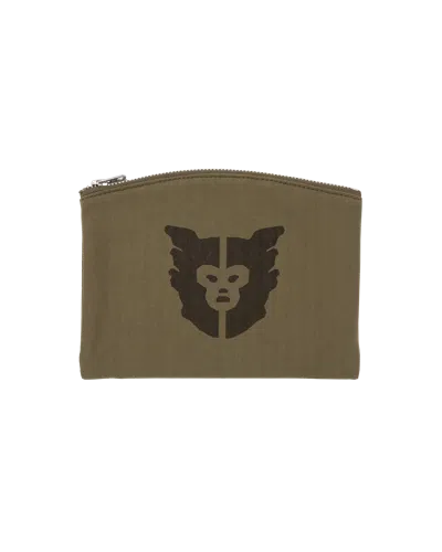 Human Made Kids' Bank Pouch In Olive Drab