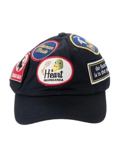 Pre-owned Human Made Baseball Cap With Patches In Black