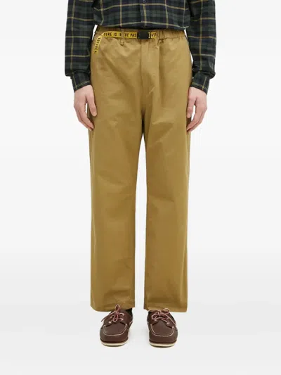 Human Made Belted Trousers In Brown