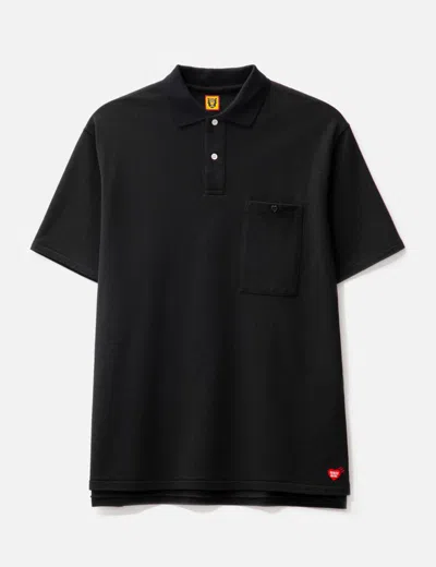 Human Made Big Polo Shirt In Black