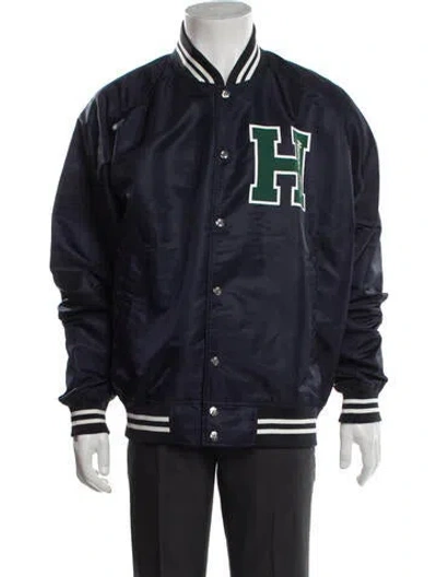 Pre-owned Human Made Bomber Jacket In Blue