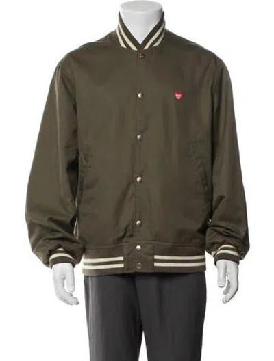 Pre-owned Human Made Bomber Jacket In Green