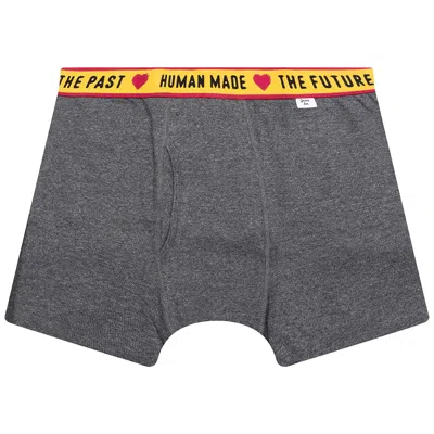 Pre-owned Human Made Boxer Brief 'charcoal' | Grey | Men's Size L