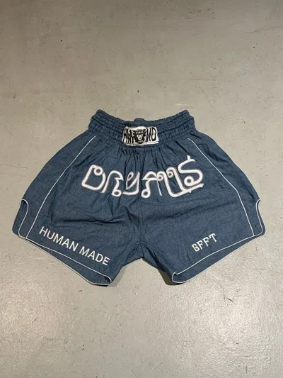 Pre-owned Human Made Boxing Shorts In Blue