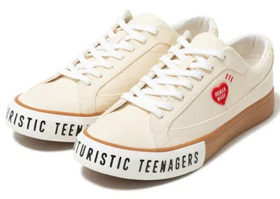 Pre-owned Human Made Canvas Sneaker Sneakers In White/black/red In Multi