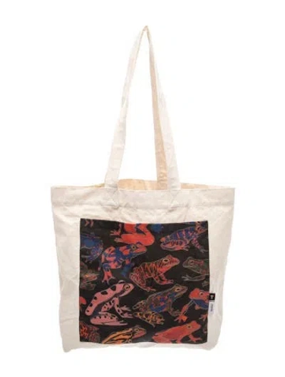 Pre-owned Human Made Canvas Tote In Neutrals
