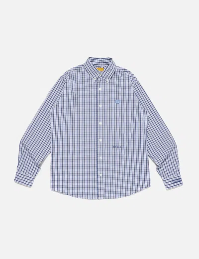 Human Made Check Bd Shirt In White