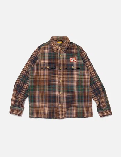 Human Made Check Shirt In Red/green/blue
