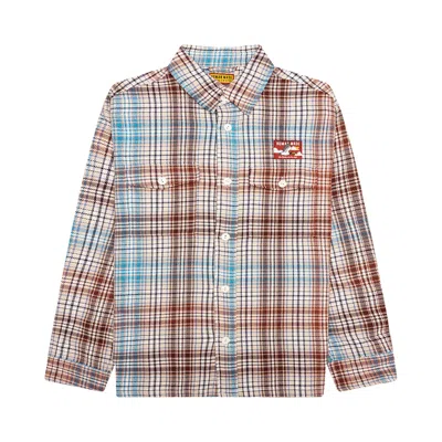 Pre-owned Human Made Check Shirt 'white' | Men's Size M