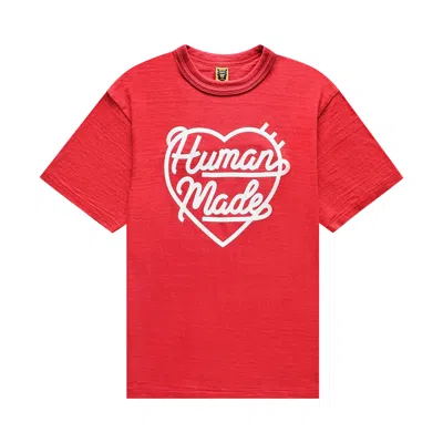 Pre-owned Human Made Color T-shirt #2 'red'