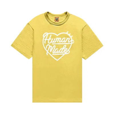 Pre-owned Human Made Color T-shirt #2 'yellow'