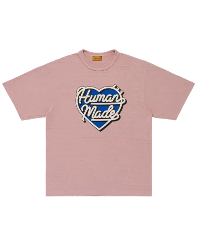 Human Made Kids' Color T-shirt In Pink