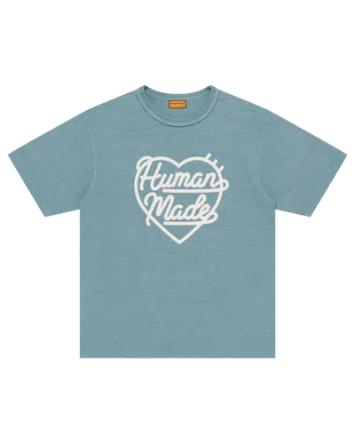 Human Made Kids' Color T-shirt In Blue