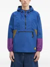 Human Made Colour-block Hoodie In Blue