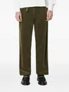 Human Made Corduroy-wale Trousers In Green