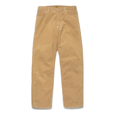 Human Made Corduroy Work Pants 'beige' In Brown