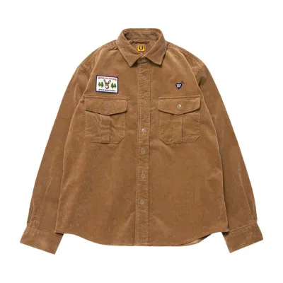 Pre-owned Human Made Corduroy Workshirt 'beige'