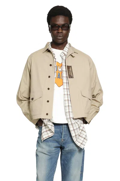 Human Made Cotton Flight Jacket In Nude