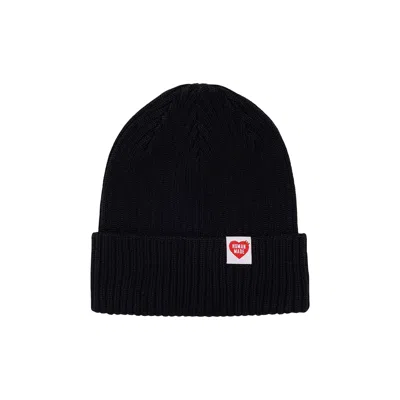 Pre-owned Human Made Cotton Rib Beanie 'black' | Men's Size Onesize