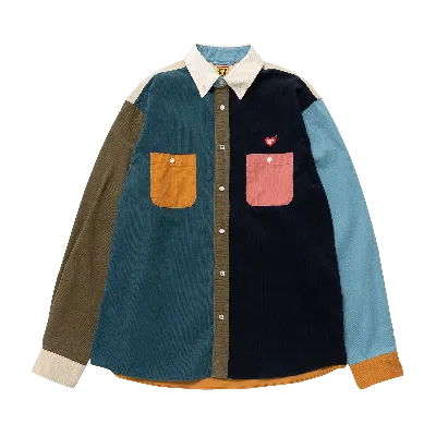 Pre-owned Human Made Crazy Corduroy Shirt 'blue'