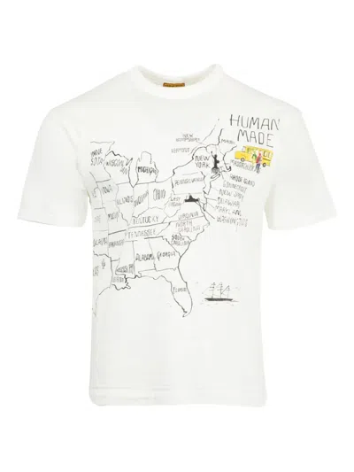 Human Made Crew-neck Graphic T-shirt In White