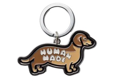 Pre-owned Human Made Dachs Keyring In Silver