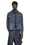 Human Made Long Sleeve Denim Jacket In Blue